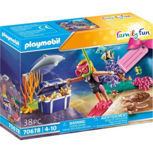 Playmobil 70678 Zestaw upominkowy Płetwonurek poszukiwanie