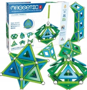 Klocki magnetyczne 52 el. - SharkToys