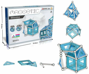 Klocki magnetyczne 75 el. - SharkToys