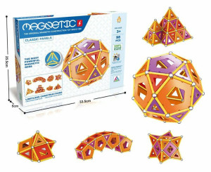 Klocki magnetyczne 98 el. - SharkToys