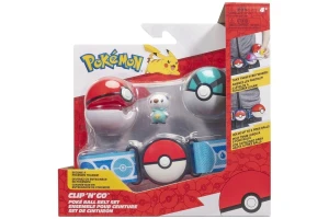 Pokemon Clip N Go Pas z Poke Ball i figurką Oshawott