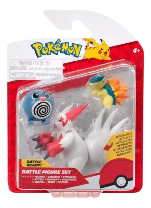 Pokémon zestaw 3 figurek: Poliwag, Zagoose, Cyndaquil
