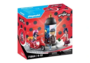 Playmobil 71864 Miraculus: Przejażdżka skuterem po Paryżu