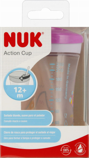 NUK kubek 230ml Evolution Active +12msc fioletowy