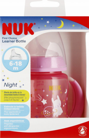 NUK kubek niekapek 150ml z uchwytem 6-18msc różowy