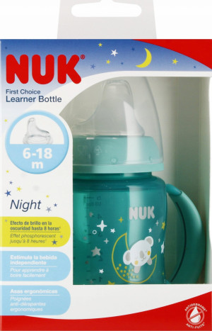NUK kubek niekapek 150ml z uchwytem 6-18msc turkusowy