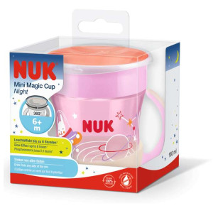 NUK Kubek 160ml Mini Magic Cup +6msc różowy