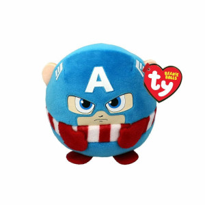 Beanie Boos TY Beanie Balls Marvel Kapitan Ameryka