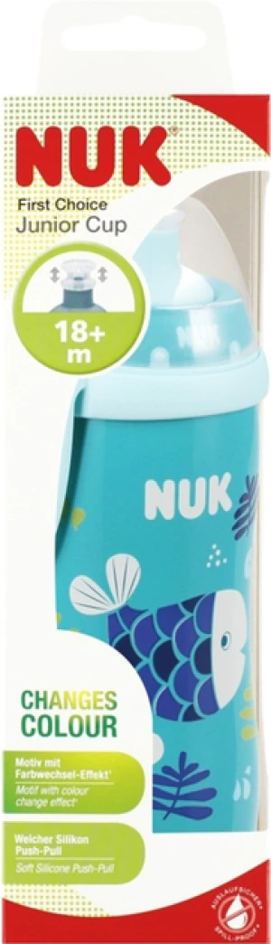 NUK kubek 300ml Junior Cup +18msc niebieski