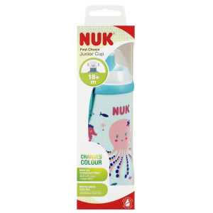 NUK kubek 300ml Junior Cup +18msc turkusowy