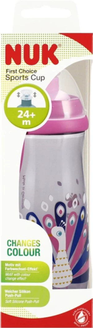 NUK kubek 450ml Sport Cup +24msc różowy