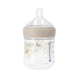 NUK butelka 150ml roz. S For Nature popielata