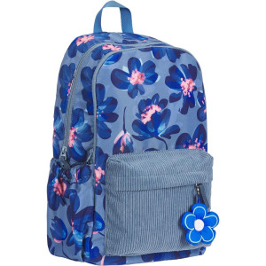 Plecak szkolny niebieski Oxford Bloom