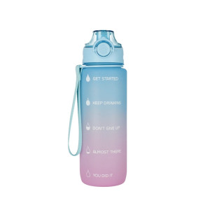 Bidon 750ml Ombre Niebiesko-różowy - Starpak
