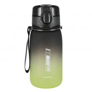 Bidon 400ml Ombre zielono-czarny - Starpak