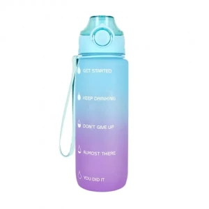 Bidon 750ml Ombre fioletowo-niebieski - Starpak