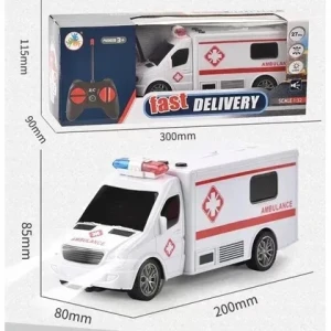 Ambulans R/C + ładowarka + św/dź - Ciuciubabka