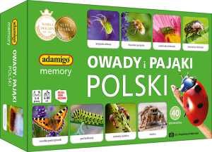 Gra Memory Owady i Pająki - Adamigo
