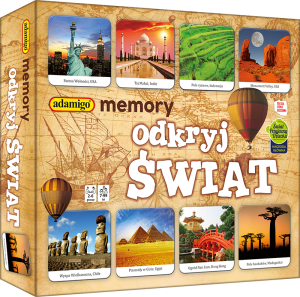 Gra Memory Odkryj Świat - Adamigo