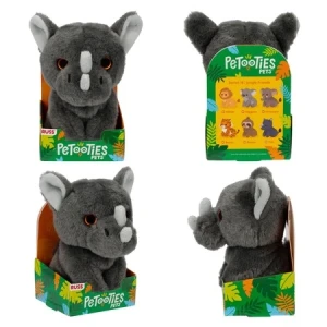 Maskotka Petooties Pets Jungle Friends 10 cm Nosorożec Tien