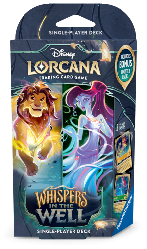 Disney Lorcana: Whispers in the Well - Simba & Megara Starter Deck (Amber & Emerald)