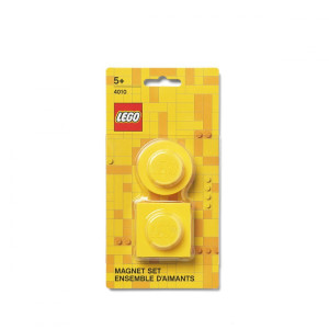 Lego zestaw magnesów żółty 47x47 mm