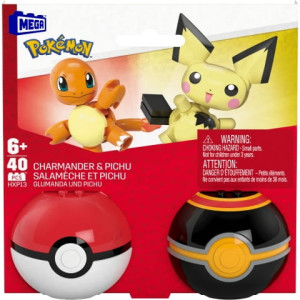 Maga Pokemon Pokeball Charmander i Pichu