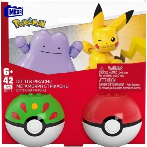 Mega Pokemon Pokeball Ditto i Pikachu