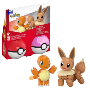 Mega Pokemon Charmander i Evee Poke Ball
