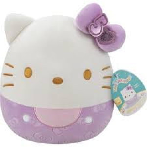 Squishmallows Sanrio Hello Kitty fioletowy 20cm