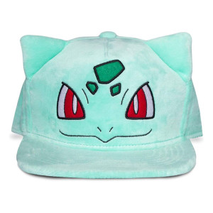 Czapka bejsbolówka Pokemon Bulbasaur pluszowa
