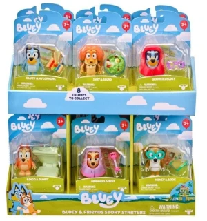 Bluey. Figurka z akcesoriami mix wzorów - Moose