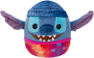 Squishmallows Stitch w czapce i tęczowym ubranku 20cm