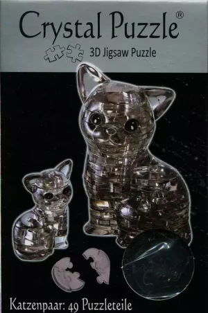 Crystal Puzzle Kotki Czarne - Bard Centrum Gier