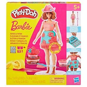 Lalka Barbie z akcesoriami Play Doh - Kwiatki