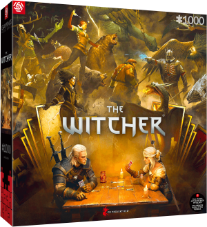 Puzzle 1000 The Witcher (Wiedźmin) Playing Gwent - Good Loot