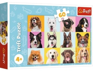 Puzzle 60 el Słodkie Psiaki - Trefl