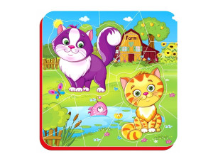 Magnetyczne Puzzle Piankowe Kotki - Roter Kafer