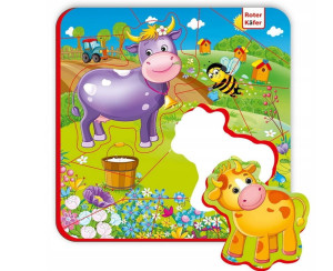 Magnetyczne Puzzle Piankowe Farma - Roter Kafer