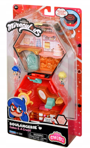 Miraculous Biedronka i Czarny Kot Chibi Boulangerie Piekarnia Playset - Playmates Toys