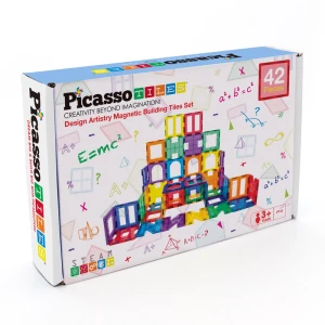 Klocki Magnetyczne Edukacyjne Dla Dzieci 42 Elementów - Picasso