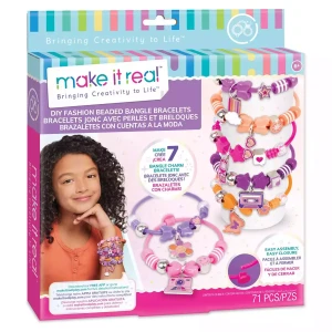 Make it Real DIY Fashion Beaded Bangle Bracelets
