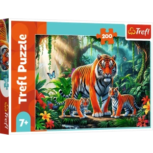 Puzzle 200 Tygrysie zwyczaje - TREFL