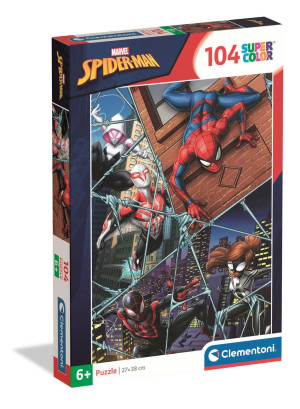 Puzzle Super Kolor Spider-Man 104 elementy - Clementoni