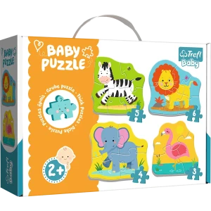 Puzzle Baby Classic - Zwierzęta na safari - TREFL