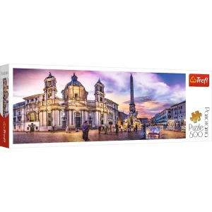 Puzzle 500 Panorama - Piazza Navona -TREFL