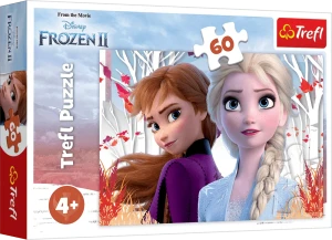 Puzzle 60 Zaczarowny świat Anny i Elsy - TREFL