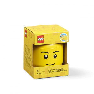 LEGO pojemnik na klocki główka mini - boy