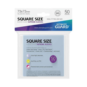 Ultimate Guard Supreme Sleeves for Board Game Cards Square (50)