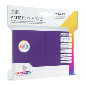 Gamegenic: Matte Prime CCG Sleeves (66x91 mm) - Purple, 100 sztuk